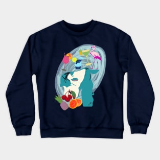 Beach party girl Crewneck Sweatshirt